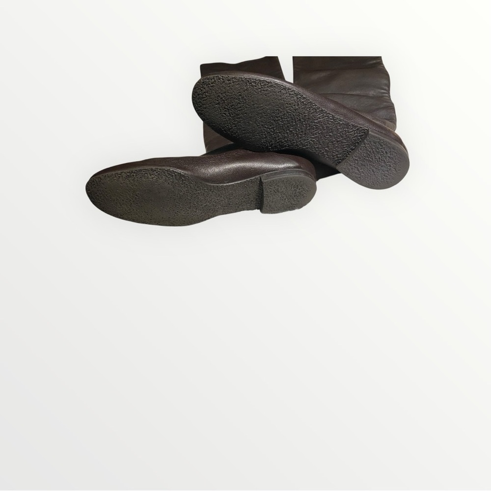 Giuseppe Zanotti Brown Leather Knee-High Boots - Picture 4 of 8